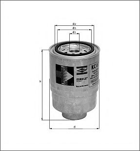 Топливный фильтр MAHLE KC 67