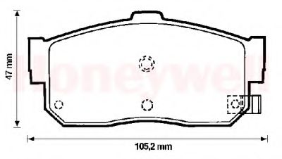 Тормозные колодки JURID 572376J