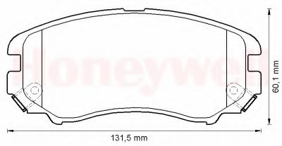 Тормозные колодки JURID 572514J