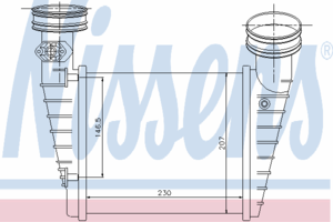 Интеркулер NISSENS 96731