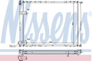 Радиатор охлаждения NISSENS 63943A