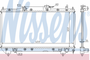 Радиатор охлаждения NISSENS 64781A