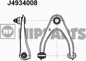 Рычаг подвески NIPPARTS J4934008