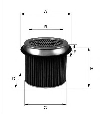 Воздушный фильтр WIX FILTERS WA6108 - Фото 2