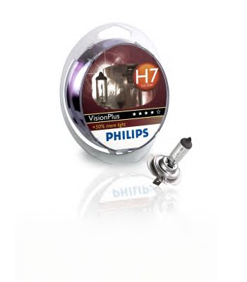 Лампа накаливания PHILIPS 12972 VPS2 (фара дальнего света, основная фара, противотуманная фара, фара с авт. системой стабилизации, фара дневного освещения) - Фото 1