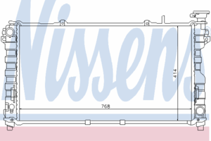 Радиатор охлаждения NISSENS 61005