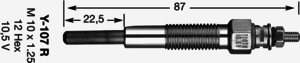 Свеча накала NGK 1229