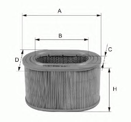 Воздушный фильтр FILTRON AE 310 - Фото 1