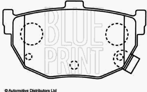 Тормозные колодки BLUE PRINT ADG04222 - Фото 1