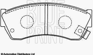 Тормозные колодки BLUE PRINT ADK84218 - Фото 1