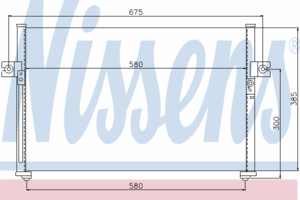 Радиатор кондиционера NISSENS 94038