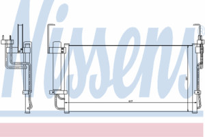 Радиатор кондиционера NISSENS 94451