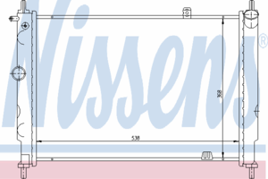 Радиатор охлаждения NISSENS 63059