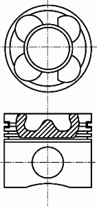 Поршень NURAL 87-114400-40