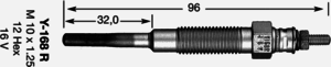 Свеча накала NGK 2162