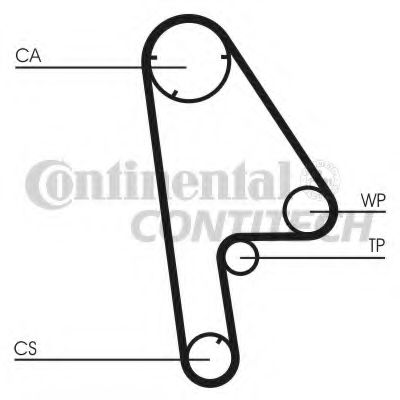 Ремень ГРМ CONTITECH CT763