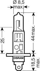 Лампа розжарювання OSRAM 64150ULT-01B (фара дальнього світла, основная фара, протитуманні фари; Лампа розжарювання, основная фара, фара з авт. Системою стабілізації) - Фото 1