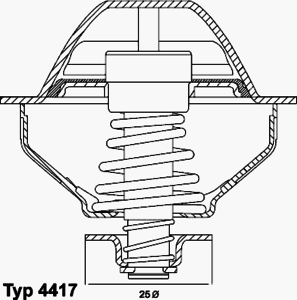 Термостат WAHLER 4417.81D - Фото 1