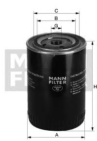 Масляный фильтр MANN W 1323