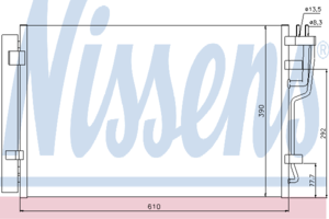 Радиатор кондиционера NISSENS 940006