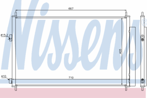 Радиатор кондиционера NISSENS 940021