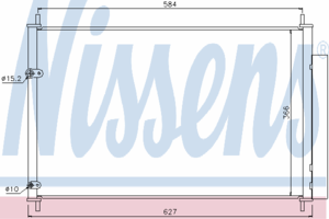 Радиатор кондиционера NISSENS 940037