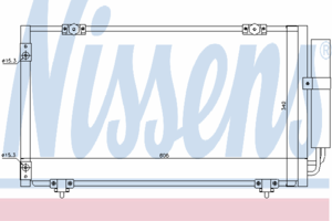 Радиатор кондиционера NISSENS 94540