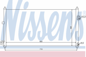 Радиатор кондиционера NISSENS 94893