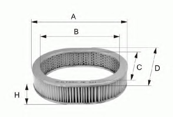 Воздушный фильтр FILTRON AE 336 - Фото 1