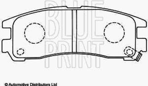 Тормозные колодки BLUE PRINT ADC44241 - Фото 1