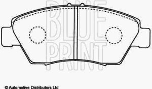 Тормозные колодки BLUE PRINT ADH24251 - Фото 1