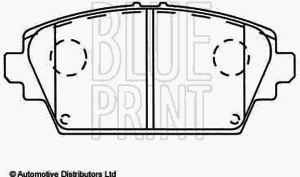 Тормозные колодки BLUE PRINT ADH24256 - Фото 2