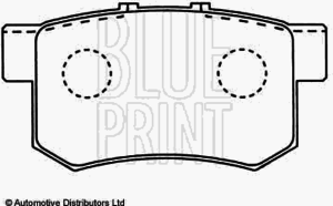 Тормозные колодки BLUE PRINT ADH24264 - Фото 2