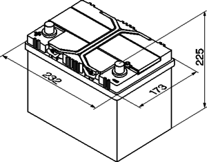 Аккумулятор BOSCH 0 092 S40 250 S4 - Фото 1