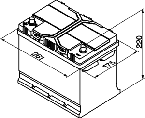 Аккумулятор BOSCH 0 092 S40 270 S4 - Фото 2