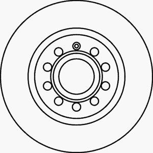 Тормозной диск TEXTAR 92120705