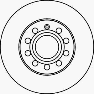 Тормозной диск TEXTAR 92121103