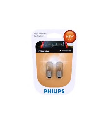 Лампа накаливания PHILIPS 12036 B2 (стояночные огни/габаритный огонь, внутреннее освещение, лампа для чтения) - Фото 1