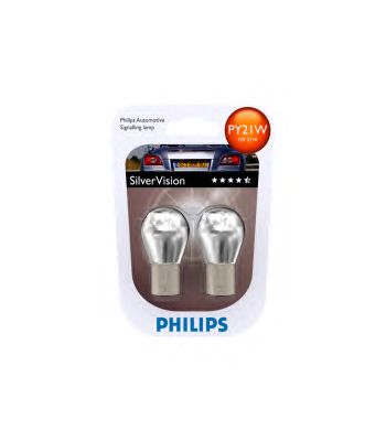 Лампа накаливания, фонарь указателя поворота PHILIPS 12496 SVB2 - Фото 1