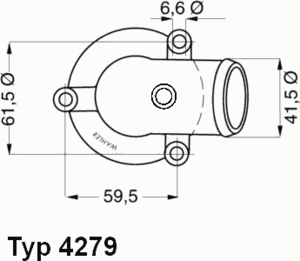 Термостат WAHLER 4279.87D