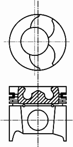 Поршень NURAL 87-101500-00