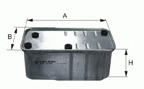 Топливный фильтр FILTRON PP 946 - Фото 1