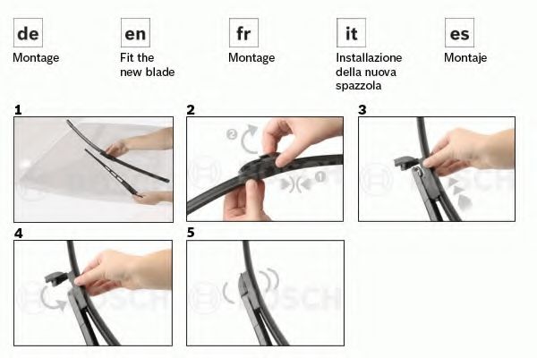 Щітка склоочисника BOSCH 3 397 007 392 - Фото 1