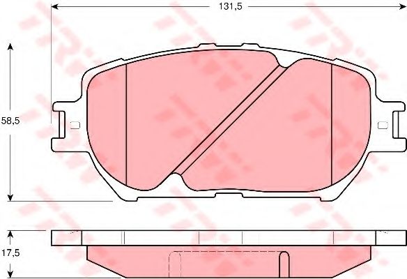 Гальмівні колодки TRW GDB3314