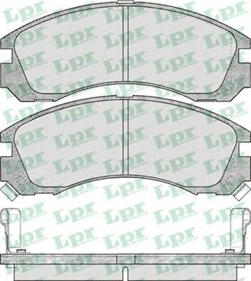Тормозные колодки LPR 05P578 - Фото 1