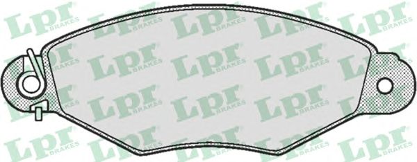 Тормозные колодки LPR 05P662 - Фото 1