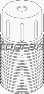 Пыльник амортизатора TOPRAN 200 432