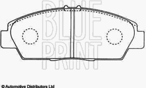 Тормозные колодки BLUE PRINT ADH24248 - Фото 2