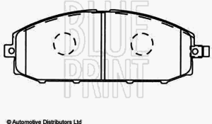 Тормозные колодки BLUE PRINT ADN14287 - Фото 1