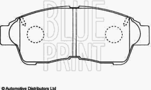 Тормозные колодки BLUE PRINT ADT34285 - Фото 1